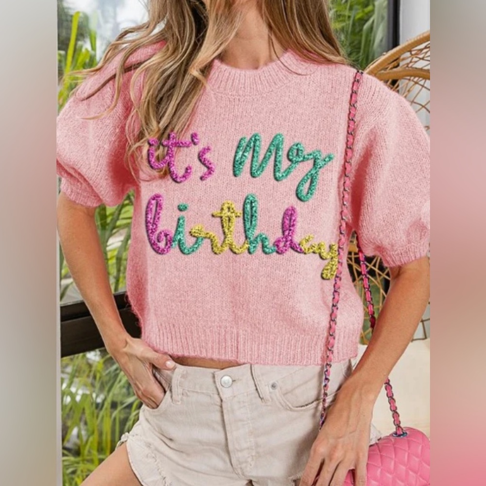 Birthday sweater